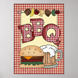 Póster Poster BBQ