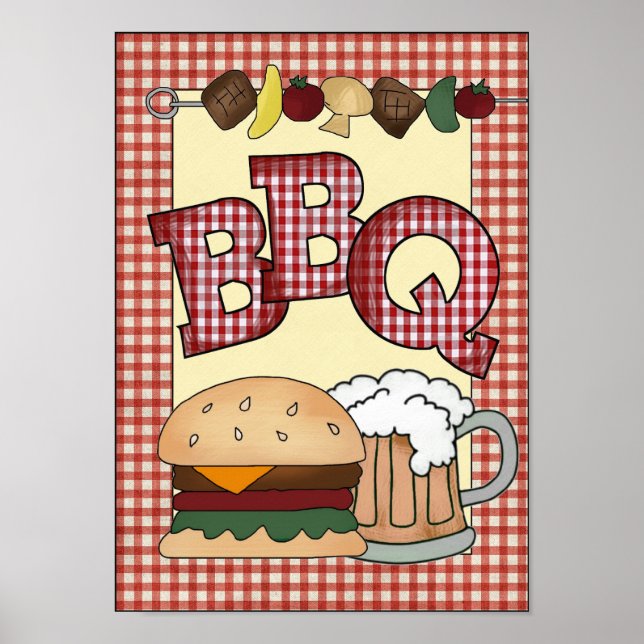 Póster Poster BBQ (Frente)