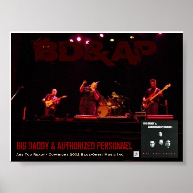 Póster Poster - BD&AP Concert "Are You Ready" Promo (Frente)