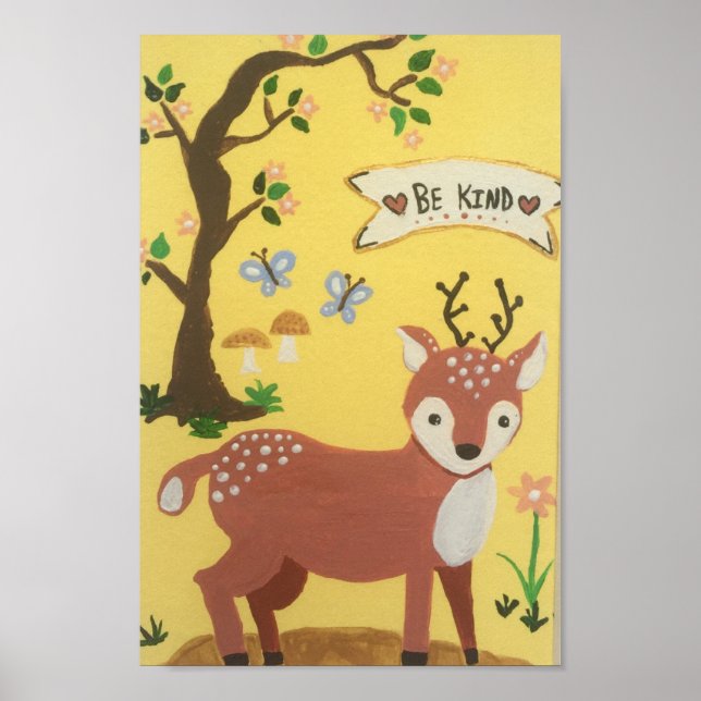 Póster poster "Be Kind" (Frente)