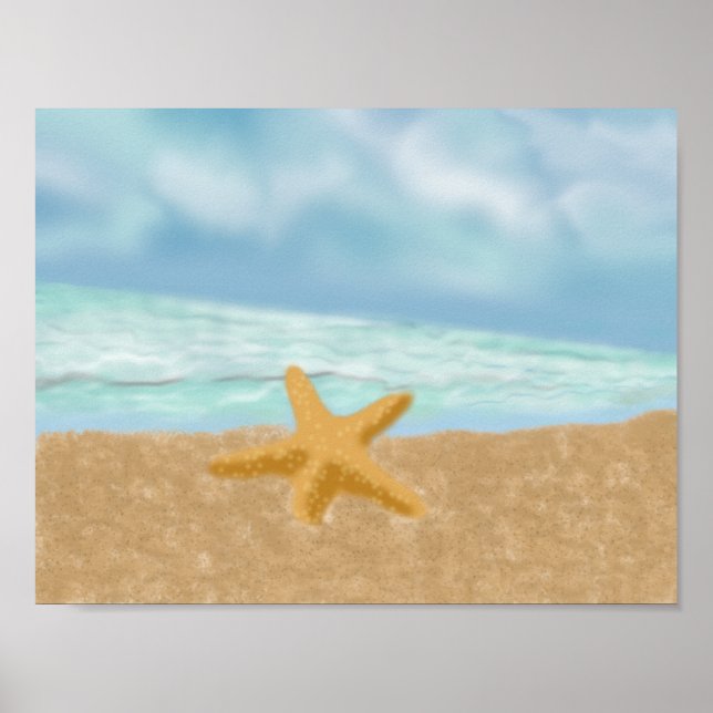 Póster Poster Beach LOVE (Frente)