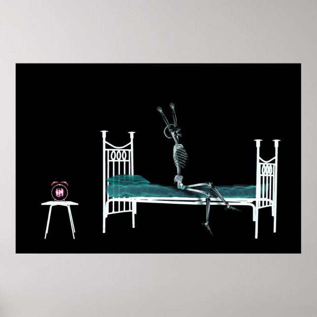 Póster Poster - Bedtime X-Ray Skeleton Original (Frente)