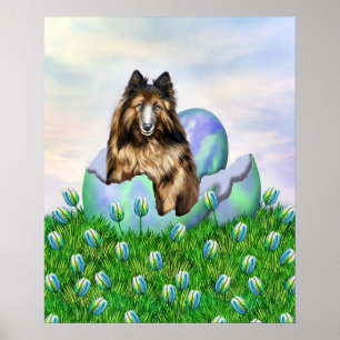 Póster Poster belga de Pascua Tervuren