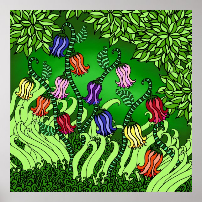 Póster Poster Bell Flowers (Frente)