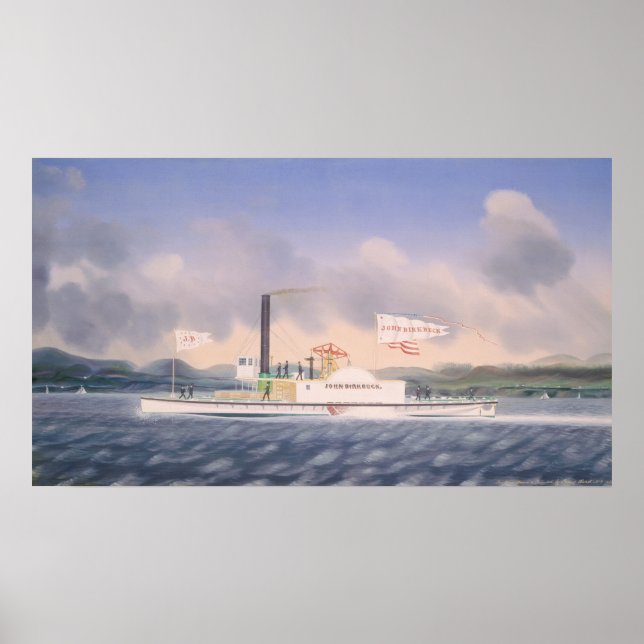 Póster Poster Bella Artes de la embarcación "John Birkbec (Frente)