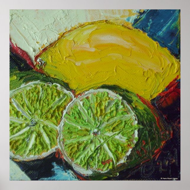 Póster Poster Bella Artes de Limes limón (Frente)