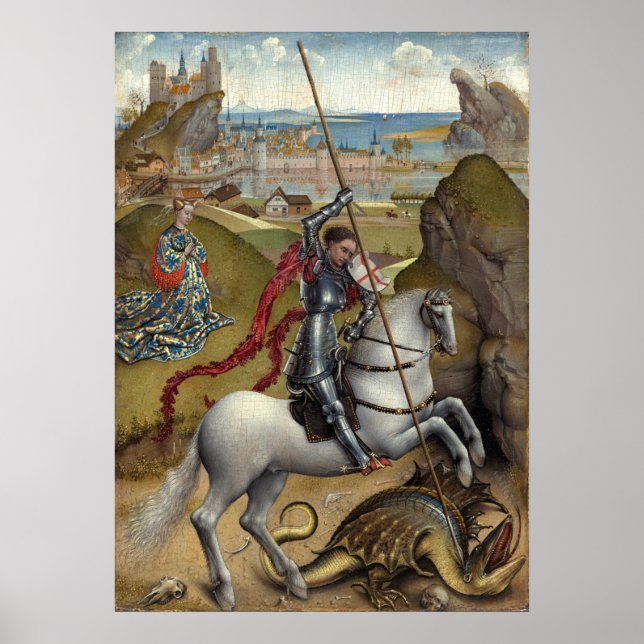 Póster Poster Bella Artes de Saint George Rogier van der  (Frente)