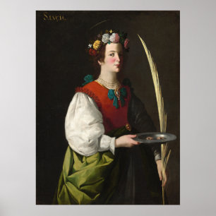 Póster Poster Bella Artes de San Lucy - Francisco de Zurb