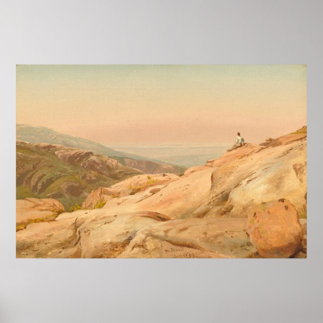 Póster Poster Bella Artes Jervis McEntee (Frente)