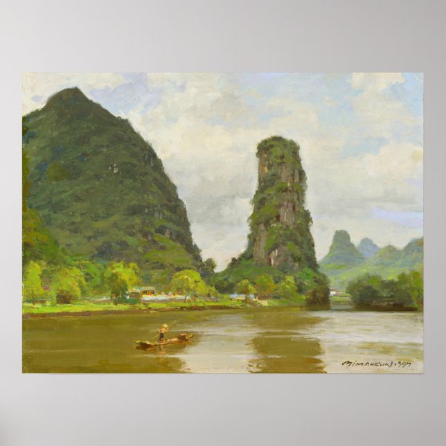 Póster Poster Bella Artes Shutong en Yanshuo (Frente)