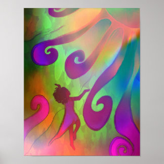 Póster Poster bendecido por el arcoiris