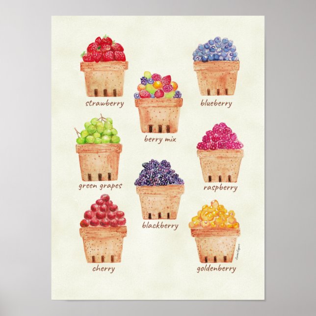 PÓSTER POSTER BERRY (Frente)