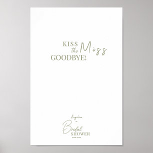 Póster Poster "¡Besa a la señorita Goodbye!" por una duch
