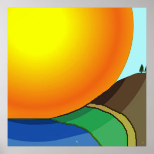 Póster Poster Big Sunrise
