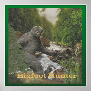 Póster Poster Bigfoot Hunter