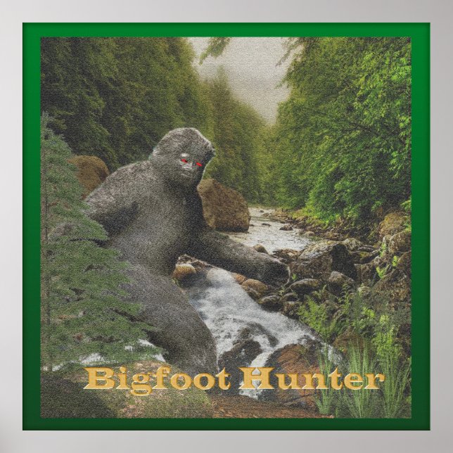 Póster Poster Bigfoot Hunter (Frente)
