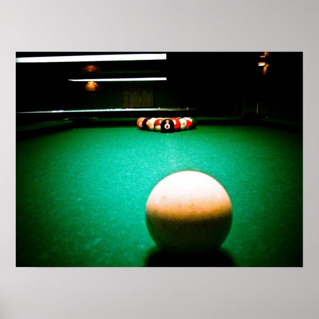 Póster Poster Billiards 02 (Frente)