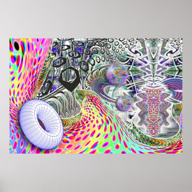 Póster Poster Bio-Logical-Donut (Frente)