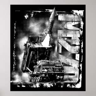 Póster Poster BK de plantilla de papel postal M270 MLRS