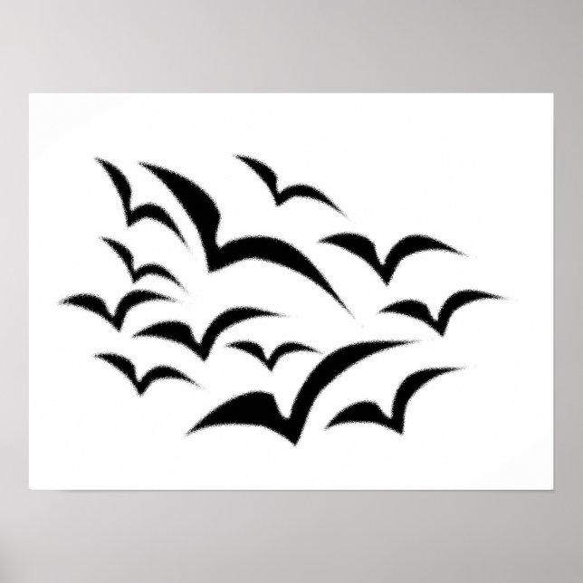 Póster Poster Black Bat Cloud (Frente)