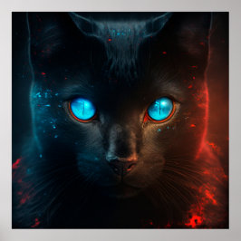 Póster Poster Black Cat
