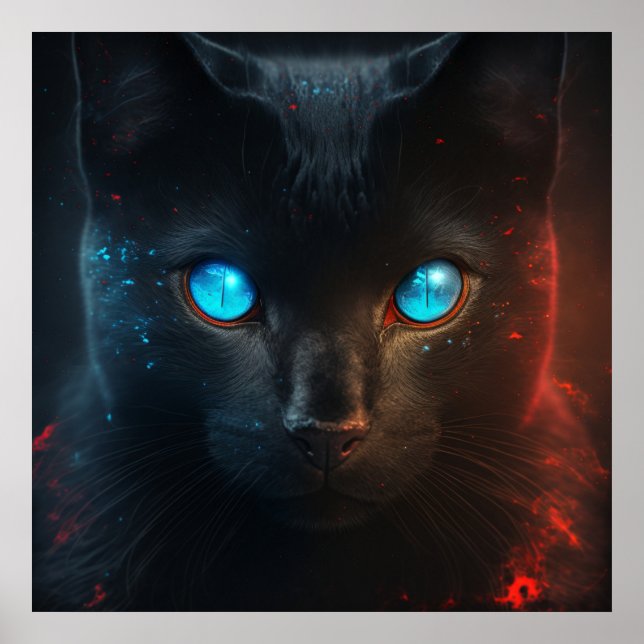 Póster Poster Black Cat (Frente)