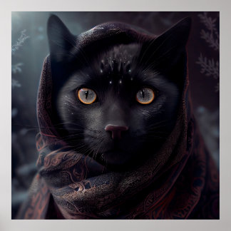 Póster Poster Black Cat