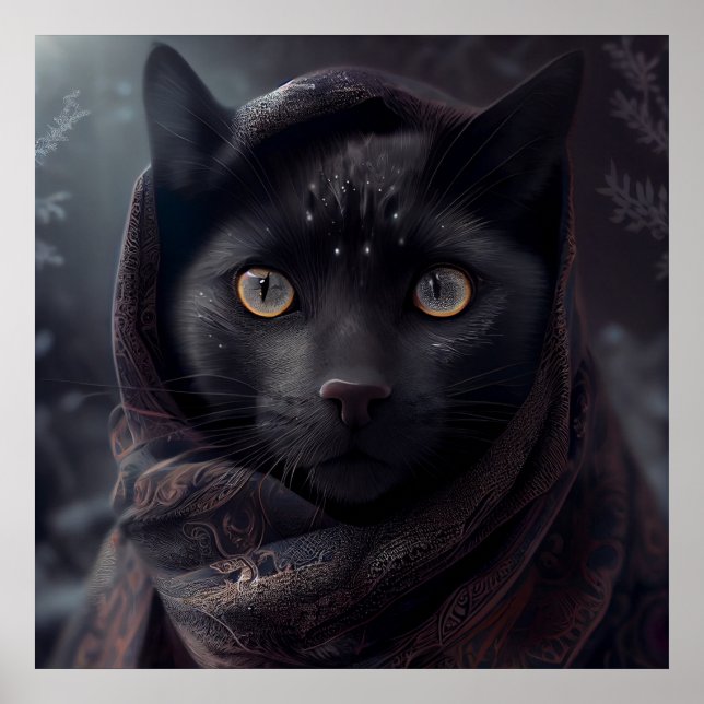 Póster Poster Black Cat (Frente)
