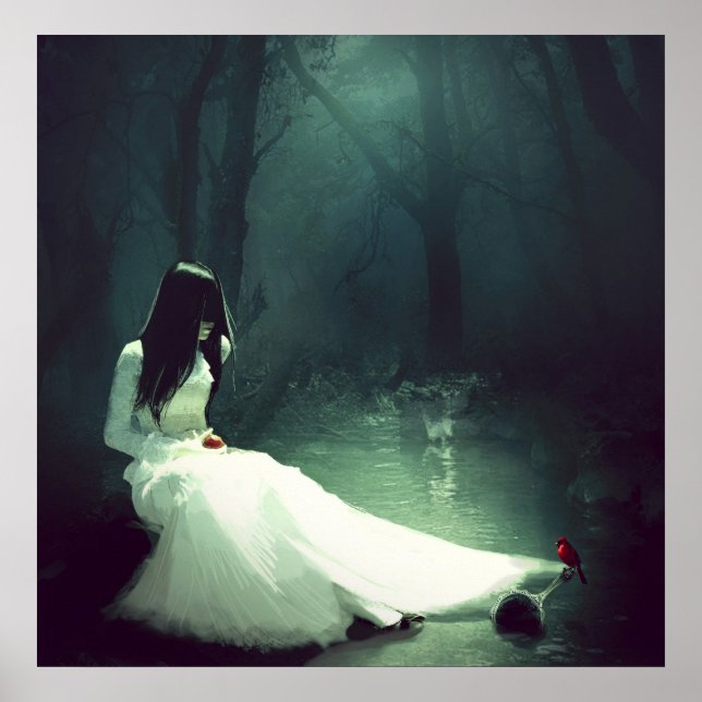 Póster Poster blanco de nieve (Frente)