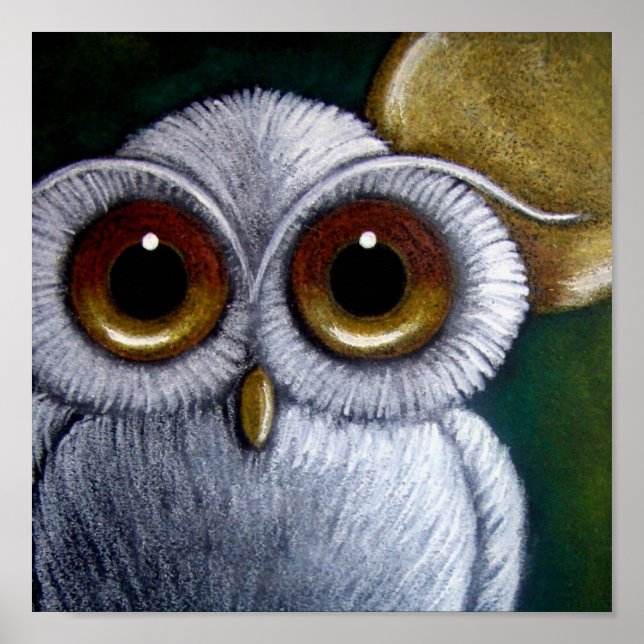 PÓSTER POSTER BLANCO FANTASY SNOWY OWL (Frente)