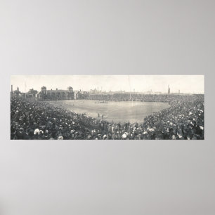 Póster Poster blanco negro de la Marina de Fútbol de époc