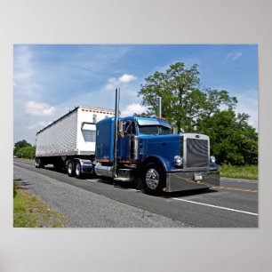 Póster Poster Blue 379 Walking Floor