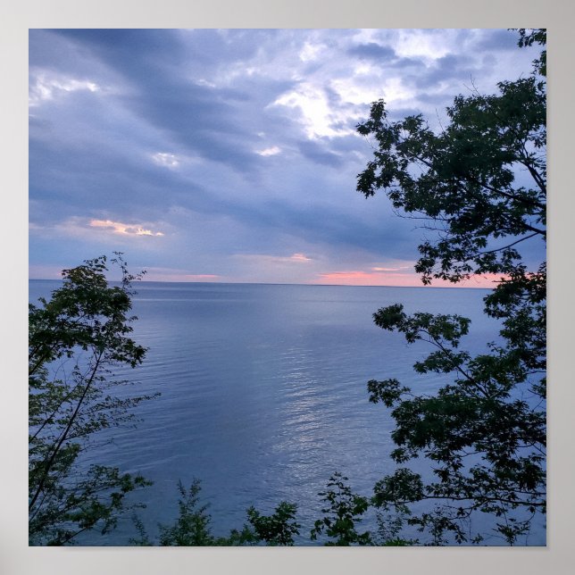 Póster Poster Blue Lake (Frente)