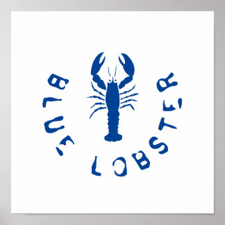 PÓSTER POSTER BLUE LOBSTER