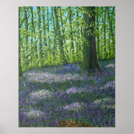 Póster Poster Bluebell Wood