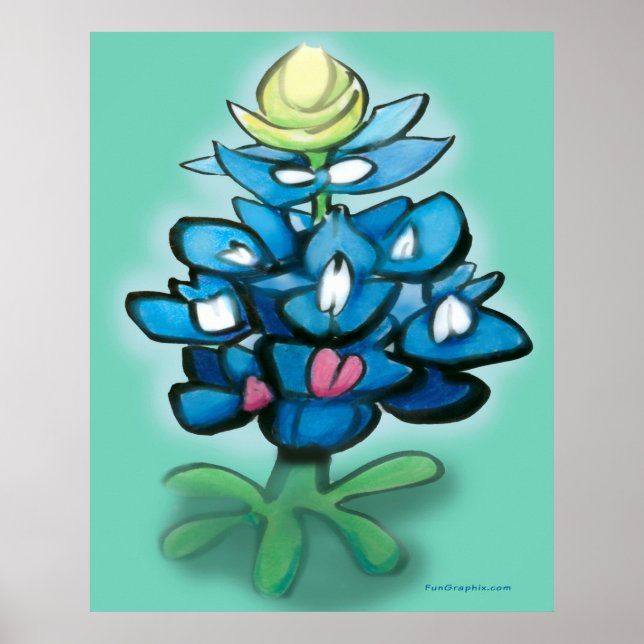 Póster Poster Bluebonnet (Frente)