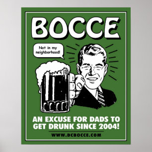 Póster Poster Bocce Dads - Verde