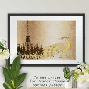 Póster Poster Boda de Peacock Roaring 20