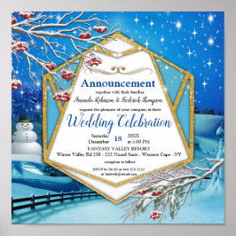 Póster Poster Boda Fantasy