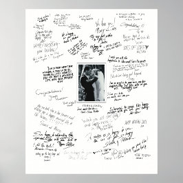 Póster Poster Boda Personalizado Para Los Deseos De Los H