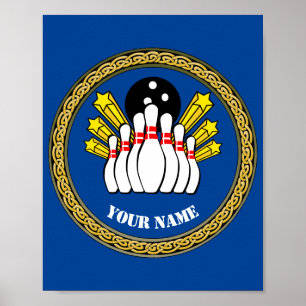 Póster Poster - Bola Personalizado - Añadir nombre