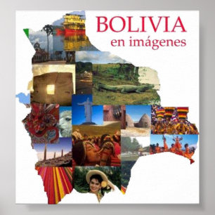 Póster Poster Bolivia en imagenes