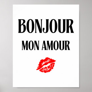 Póster Poster Bonjour Mon Amour