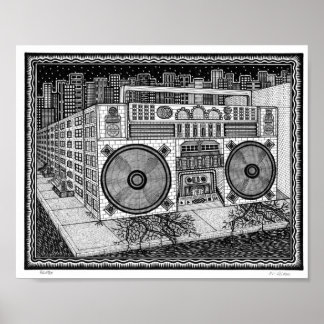 Póster Poster Boombox