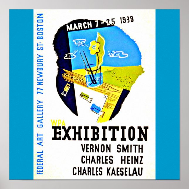 Póster Poster-Boston WPA-20 (Frente)