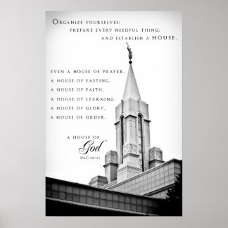 Póster Poster - Bountiful Utah LDS Temple
