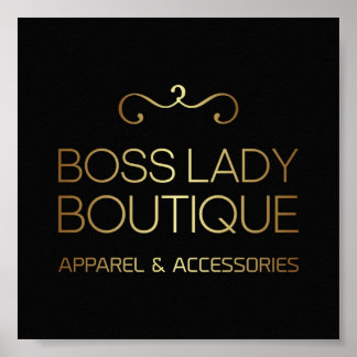 Póster Poster Boutique Boss Lady