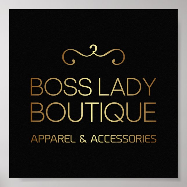 Póster Poster Boutique Boss Lady (Frente)