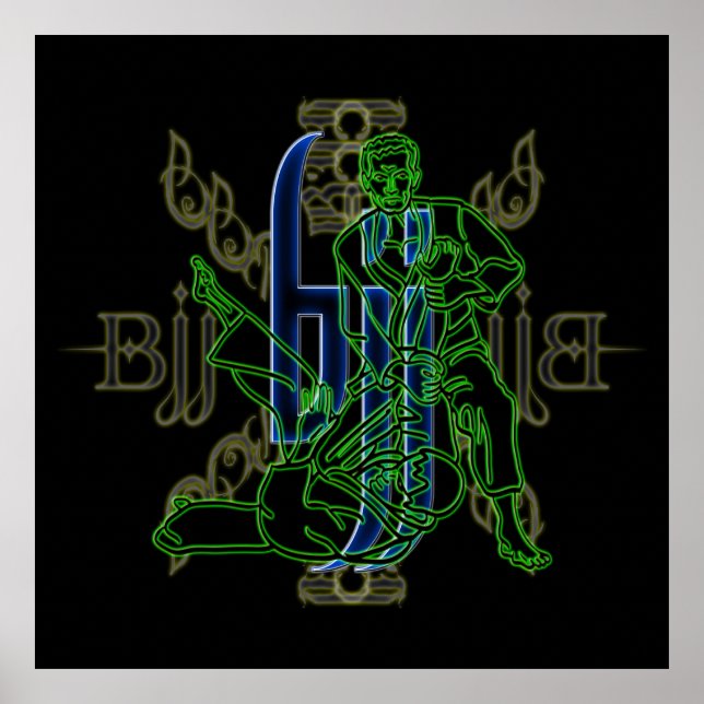 Póster Poster brasileño Jiu Jitsu (Frente)
