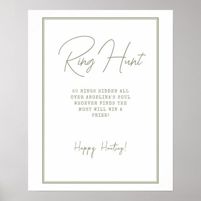 Póster Poster Bridal Shower (Frente)